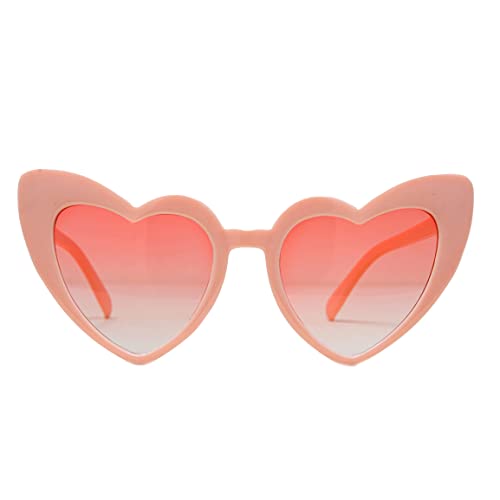 Heart Shaped Fashion Eyewear Sunglasses for Women - Solids