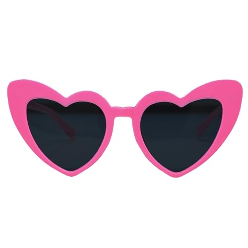 Heart Shaped Fashion Eyewear Sunglasses for Women - Solids