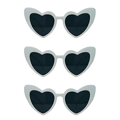 Heart Shaped Fashion Eyewear Sunglasses for Women - Solids