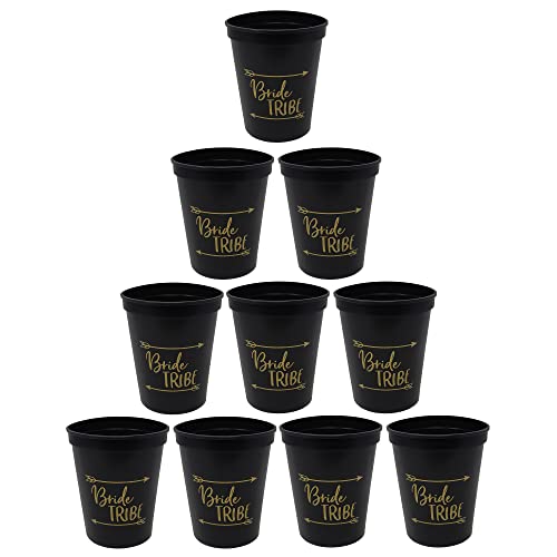 Bachelorette Bride & Bride Tribe 16 Oz Party Cups by Funky Junque