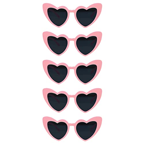 Heart Shaped Fashion Eyewear Sunglasses for Women - Solids