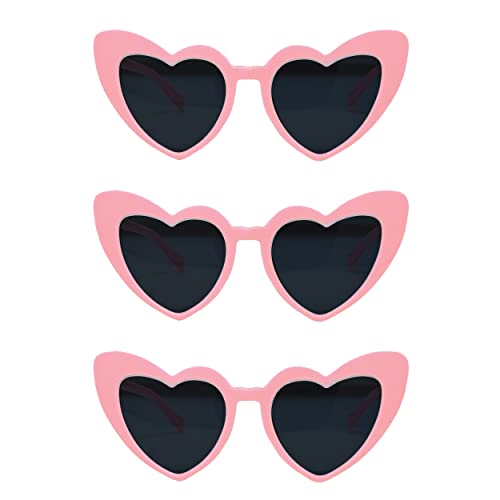 Heart Shaped Fashion Eyewear Sunglasses for Women - Solids