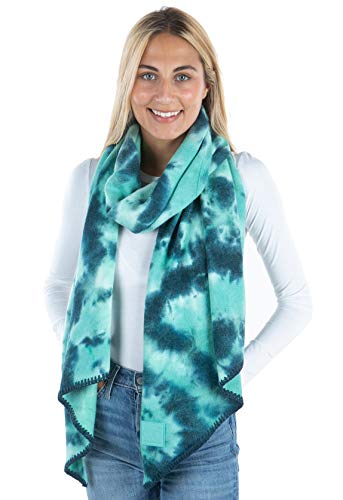 Tie Dye Winter Scarf by Funky Junque