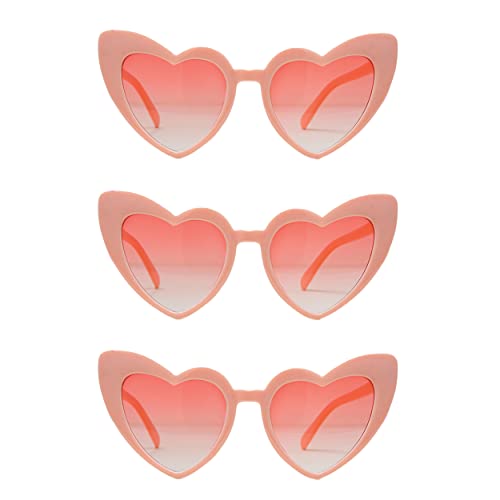 Heart Shaped Fashion Eyewear Sunglasses for Women - Solids