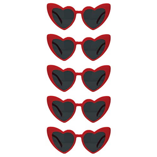 Heart Shaped Fashion Eyewear Sunglasses for Women - Solids