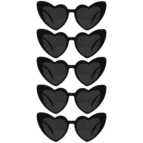 Heart Shaped Fashion Eyewear Sunglasses for Women - Solids