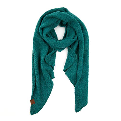 Boucle Knit Winter Scarf by Funky Junque