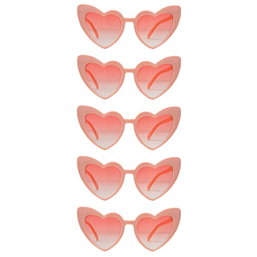 Heart Shaped Fashion Eyewear Sunglasses for Women - Solids