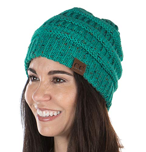 Funky Junque Exclusives Solid Ribbed Beanie