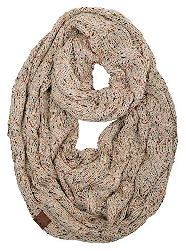 Confetti Knit Infinity Scarf by Funky Junque