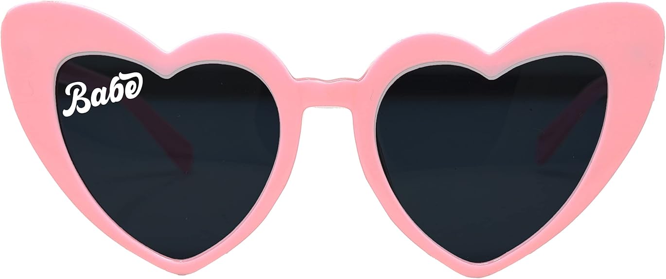 Heart Shaped Fashion Eyewear Sunglasses for Women - Bride/Babe