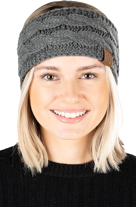 Funky Junque Women's Cable Knit Headbands