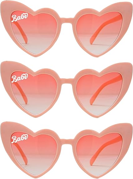 Heart Shaped Fashion Eyewear Sunglasses for Women - Bride/Babe