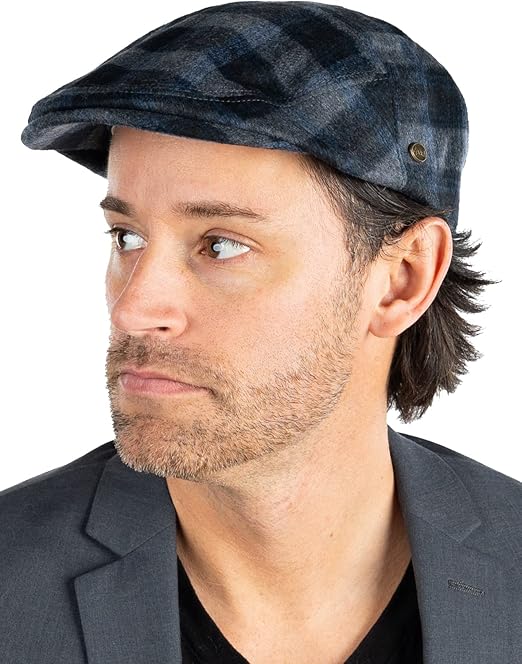 Wool Blend Newsboy Flat Caps