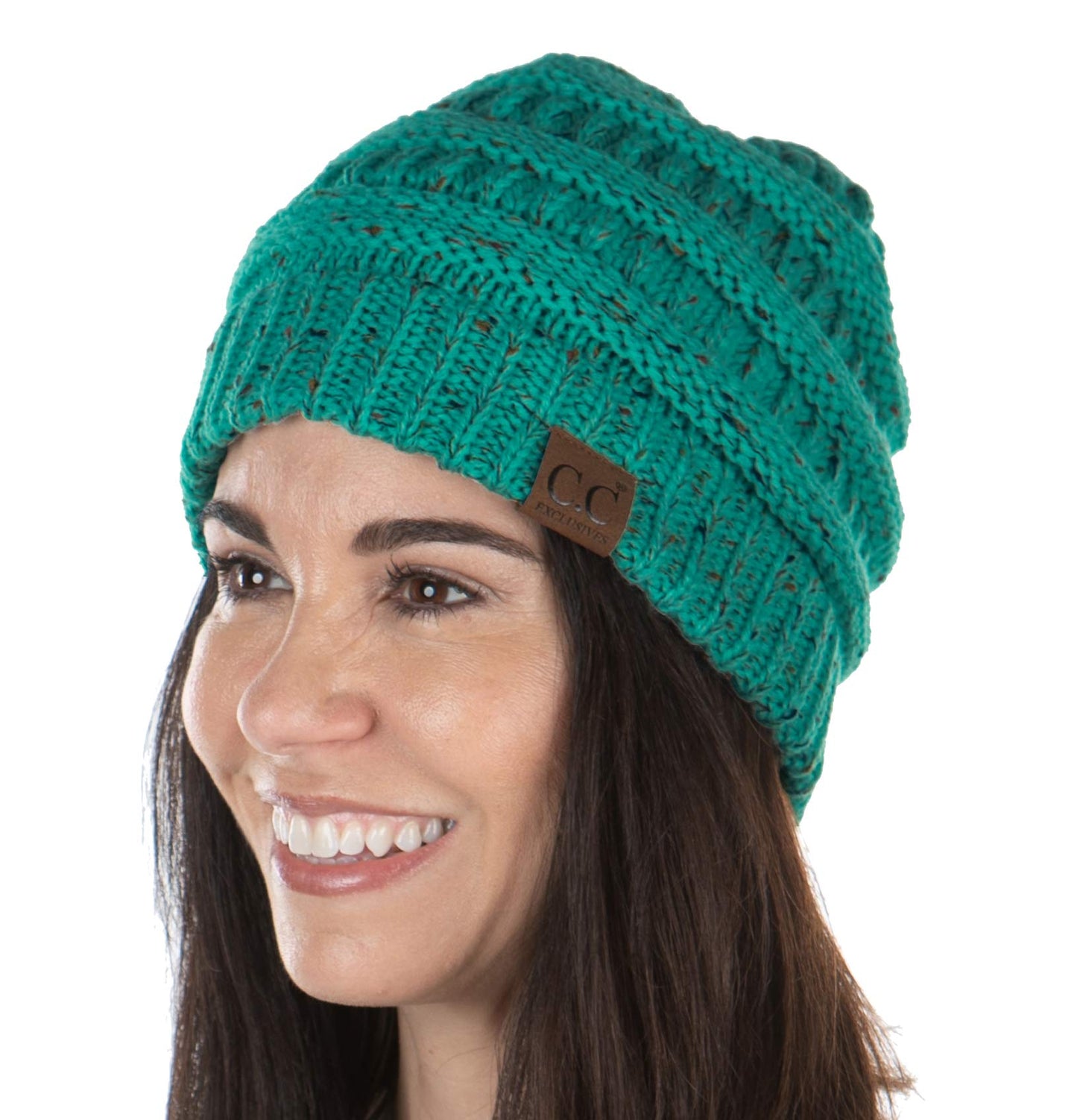 Funky Junque Exclusives Solid Ribbed Beanie