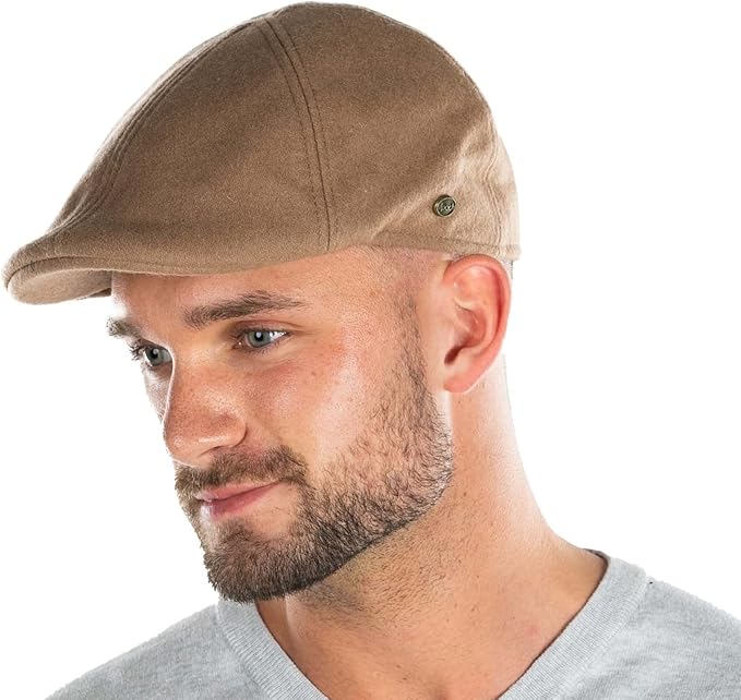 Wool Blend Newsboy Flat Caps