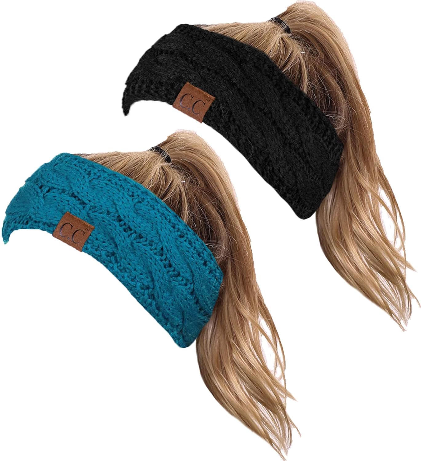 Funky Junque Women's Cable Knit Headbands