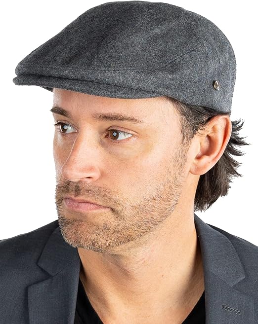 Wool Blend Newsboy Flat Caps