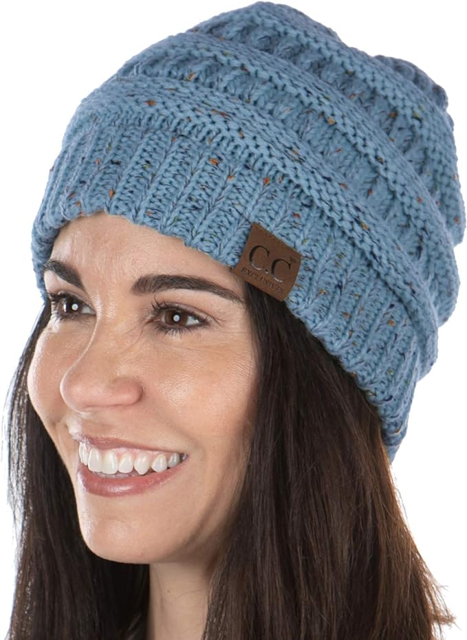 Funky Junque Exclusives Solid Ribbed Beanie