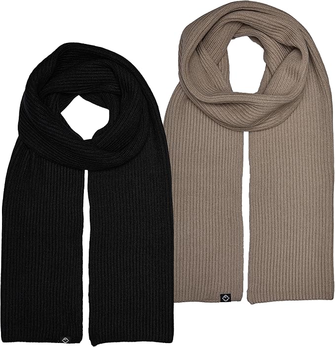 Ribbed Knit Buttery Soft Scarf by Funky Junque