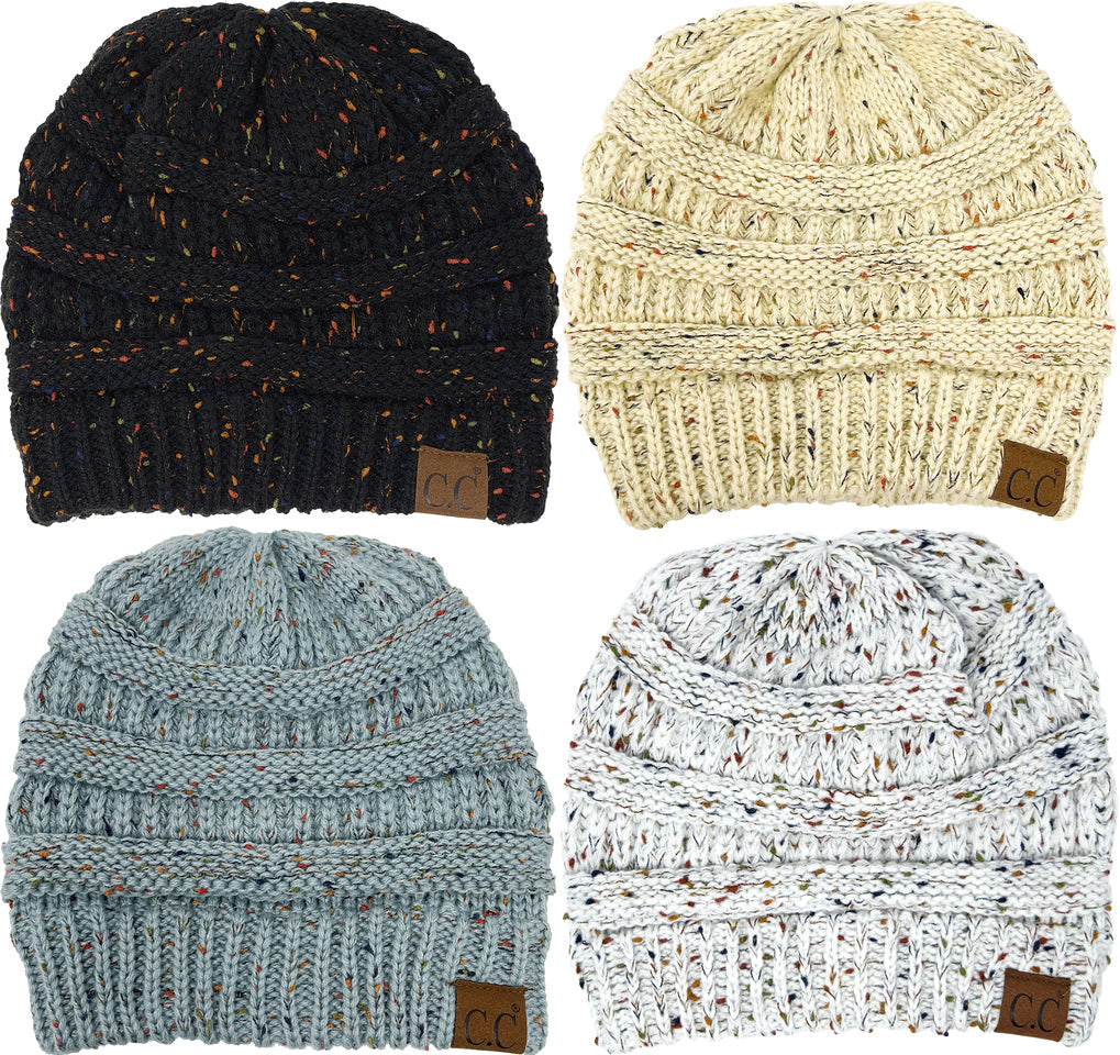 Confetti Knit Beanie by Funky Junque