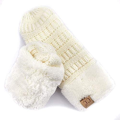 Kids Lined Mittens by Funky Junque