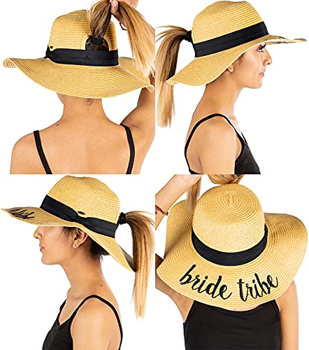 Funky Junque Women’s Ponytail Messy Bun Sun Hat