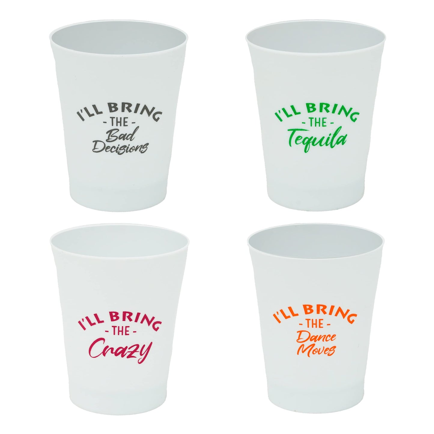 I'll Bring The Party 2 Oz. Shot Glasses by Funky Junque