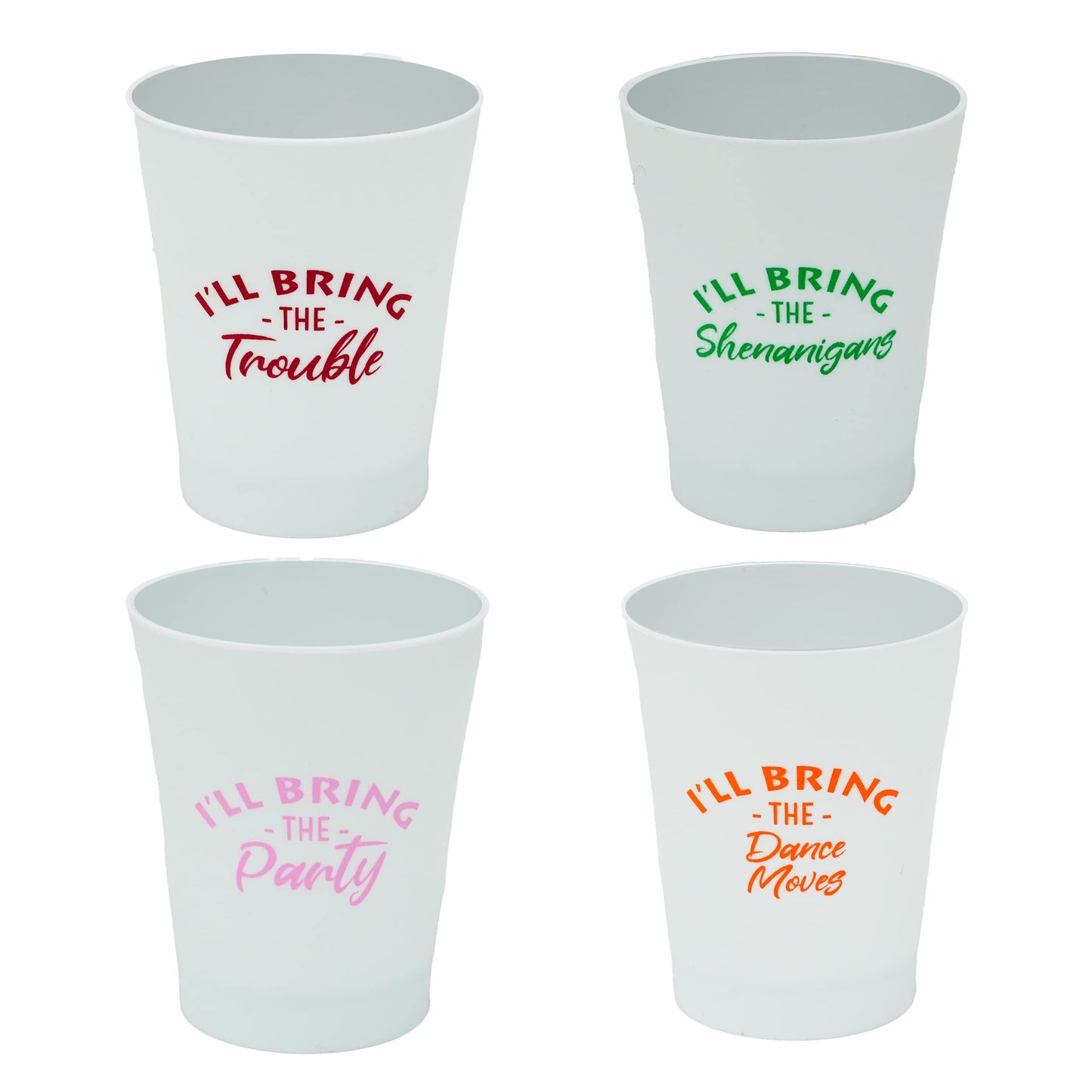 I'll Bring The Party 2 Oz. Shot Glasses by Funky Junque