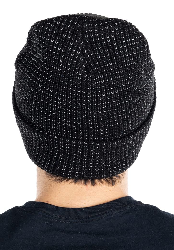 Reflective Cuff Beanie by Funky Junque