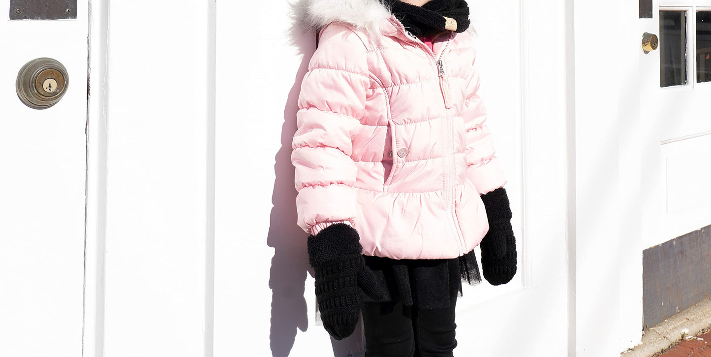 Kids Lined Mittens by Funky Junque