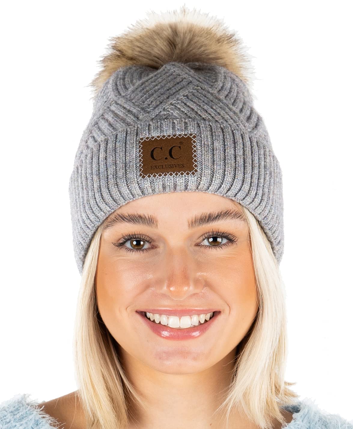 Funky Junque Pom Beanie for Women