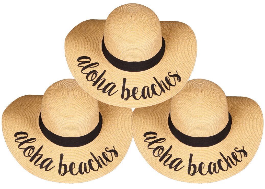 Funky Junque Floppy Beach Sun Hat Bundle