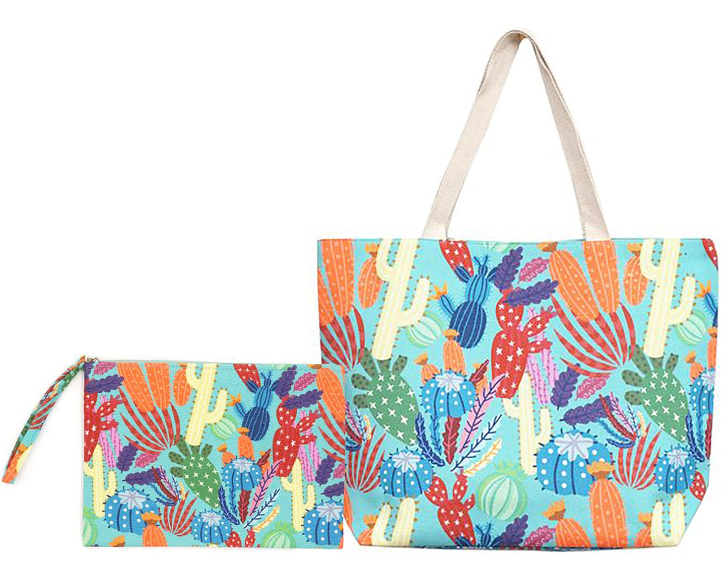 Pattern Beach Bag Tote by Funky Junque