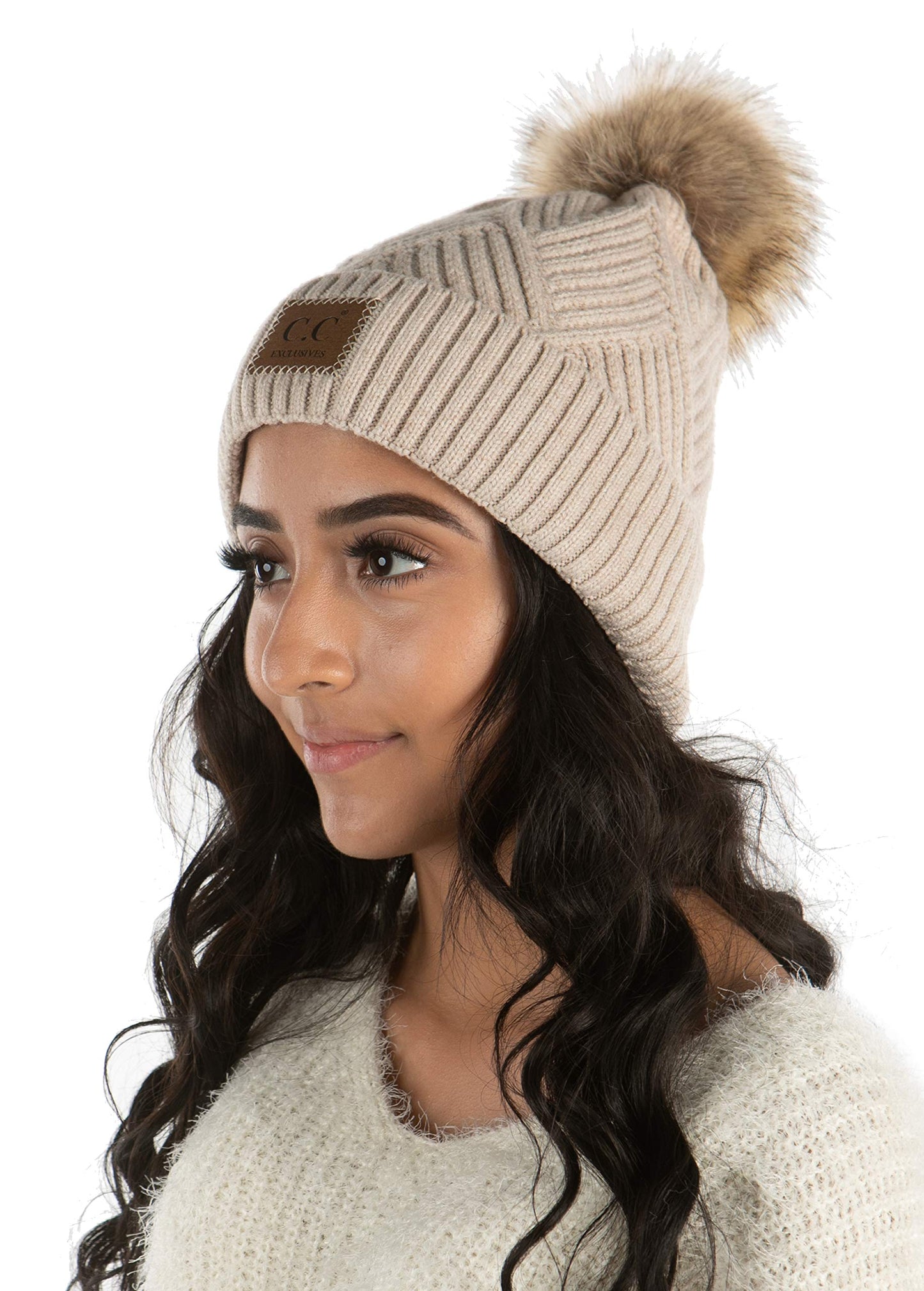 Funky Junque Pom Beanie for Women