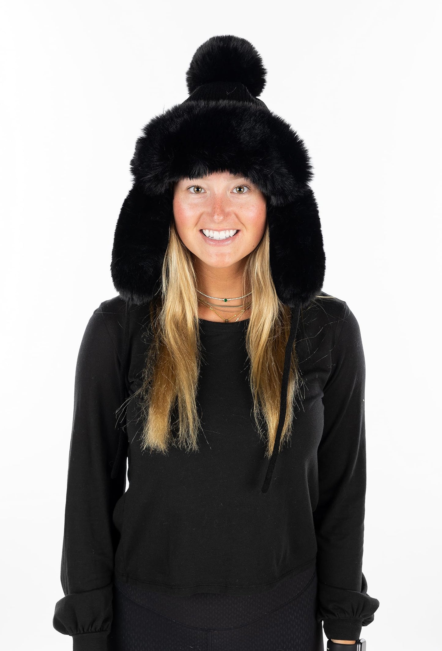 Fluffy Knit Trapper Hat by funky junque
