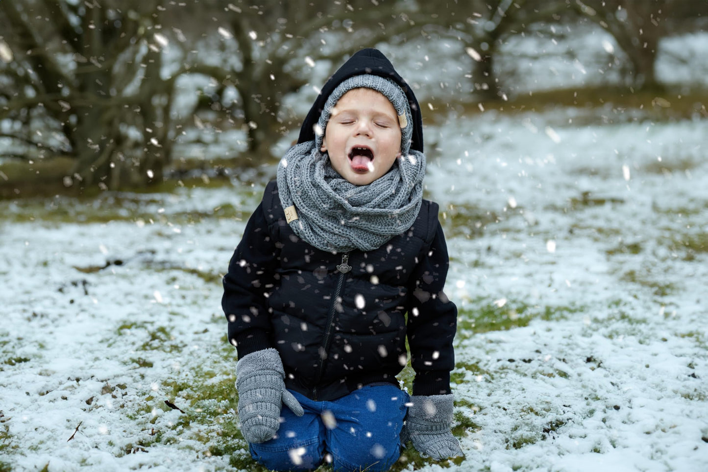 Kids Lined Mittens by Funky Junque