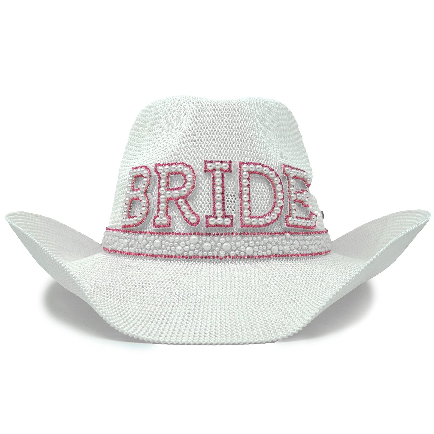 Bachelorette Straw Cowboy Hat by Funky Junque