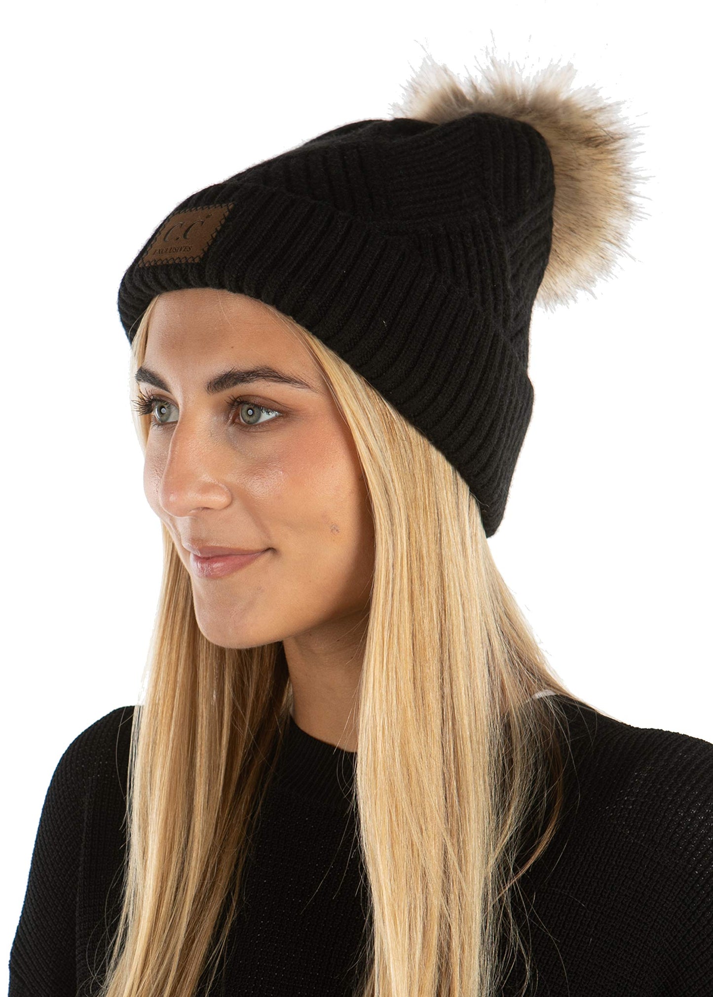 Funky Junque Pom Beanie for Women