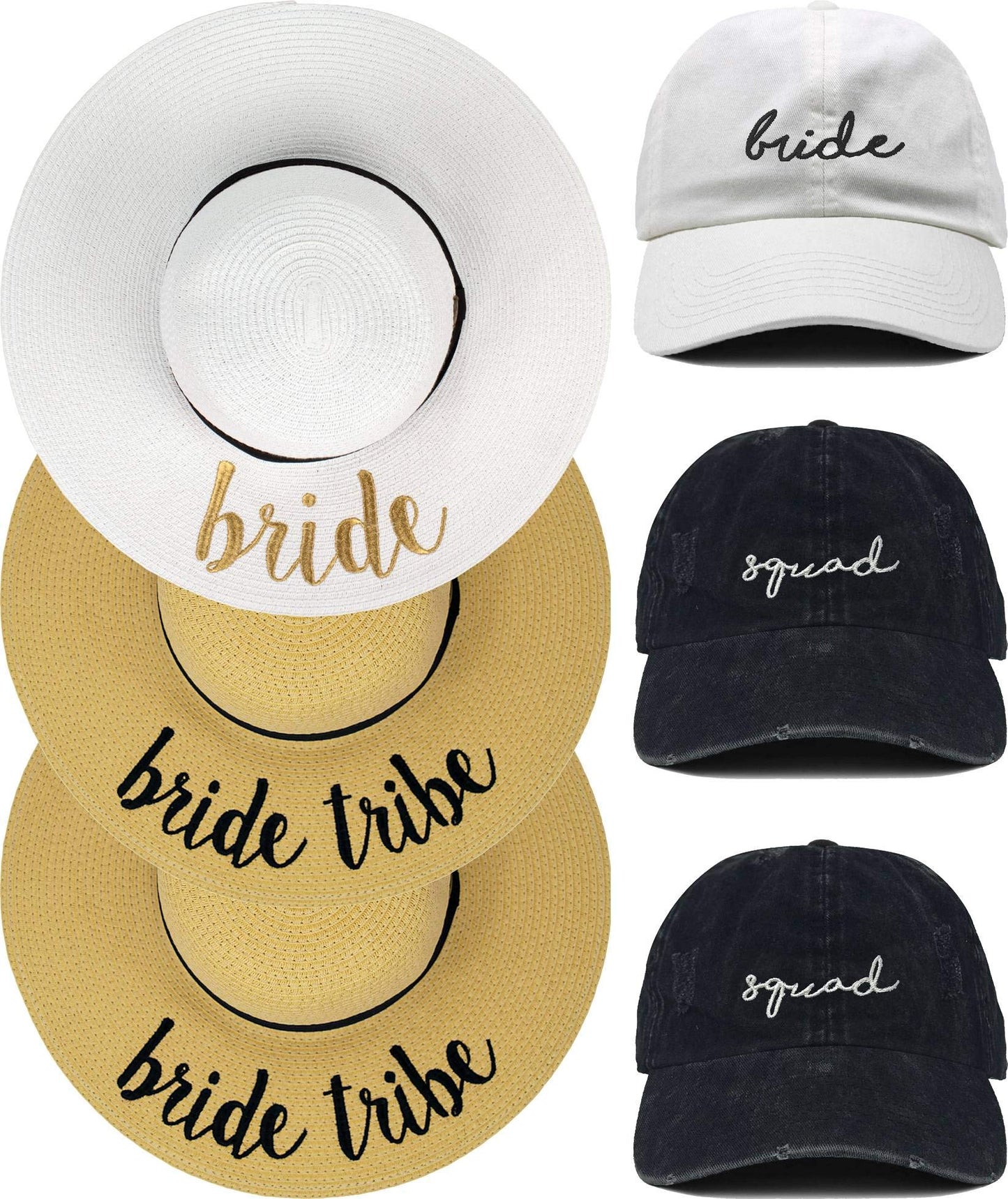 Funky Junque Women's Sun Hat & Dad Hat Bundle