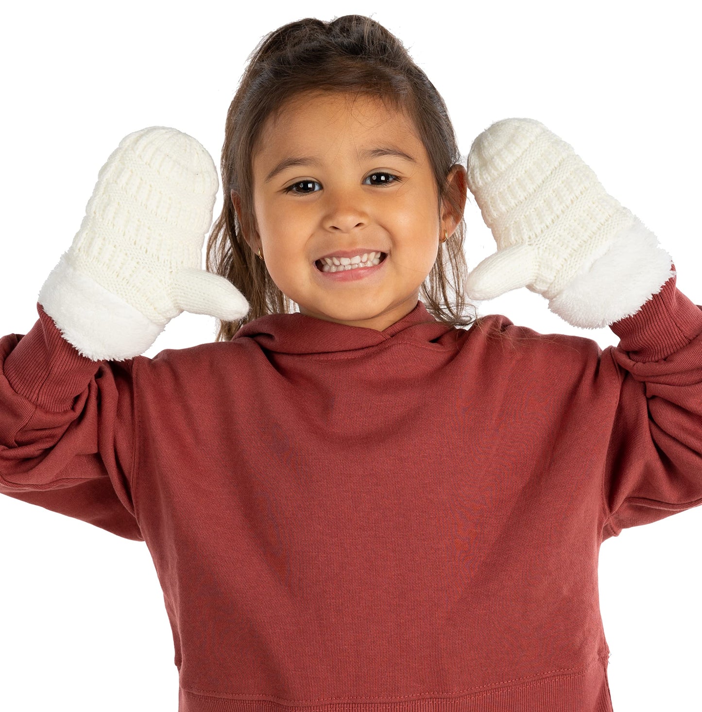 Kids Lined Mittens by Funky Junque