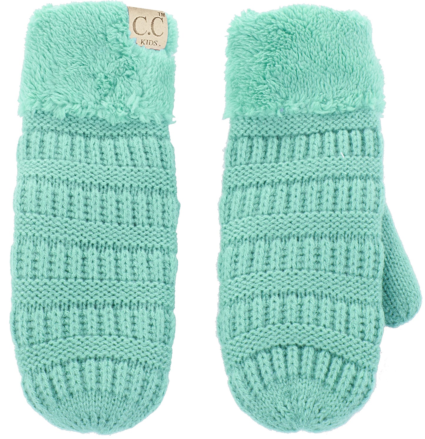 Kids Lined Mittens by Funky Junque