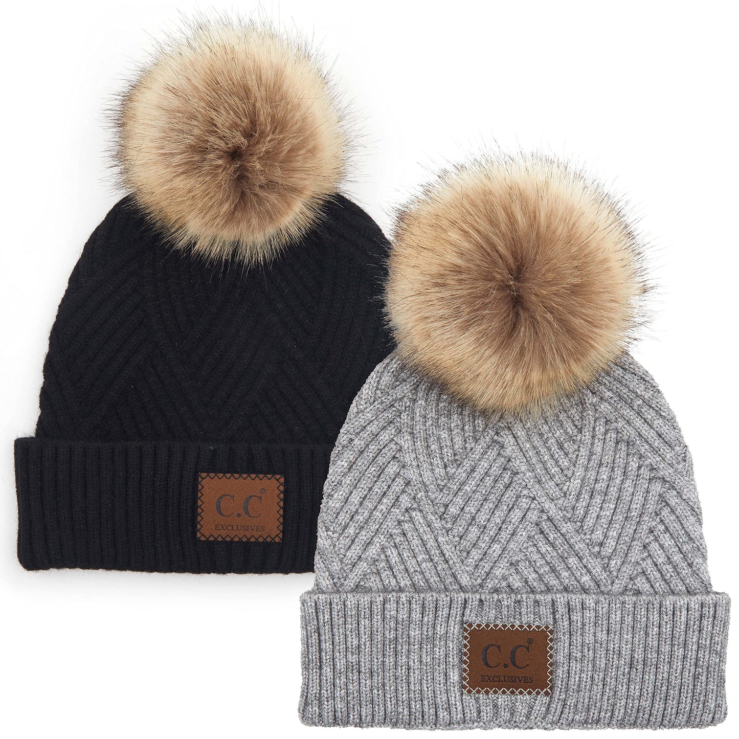 Funky Junque Pom Beanie for Women