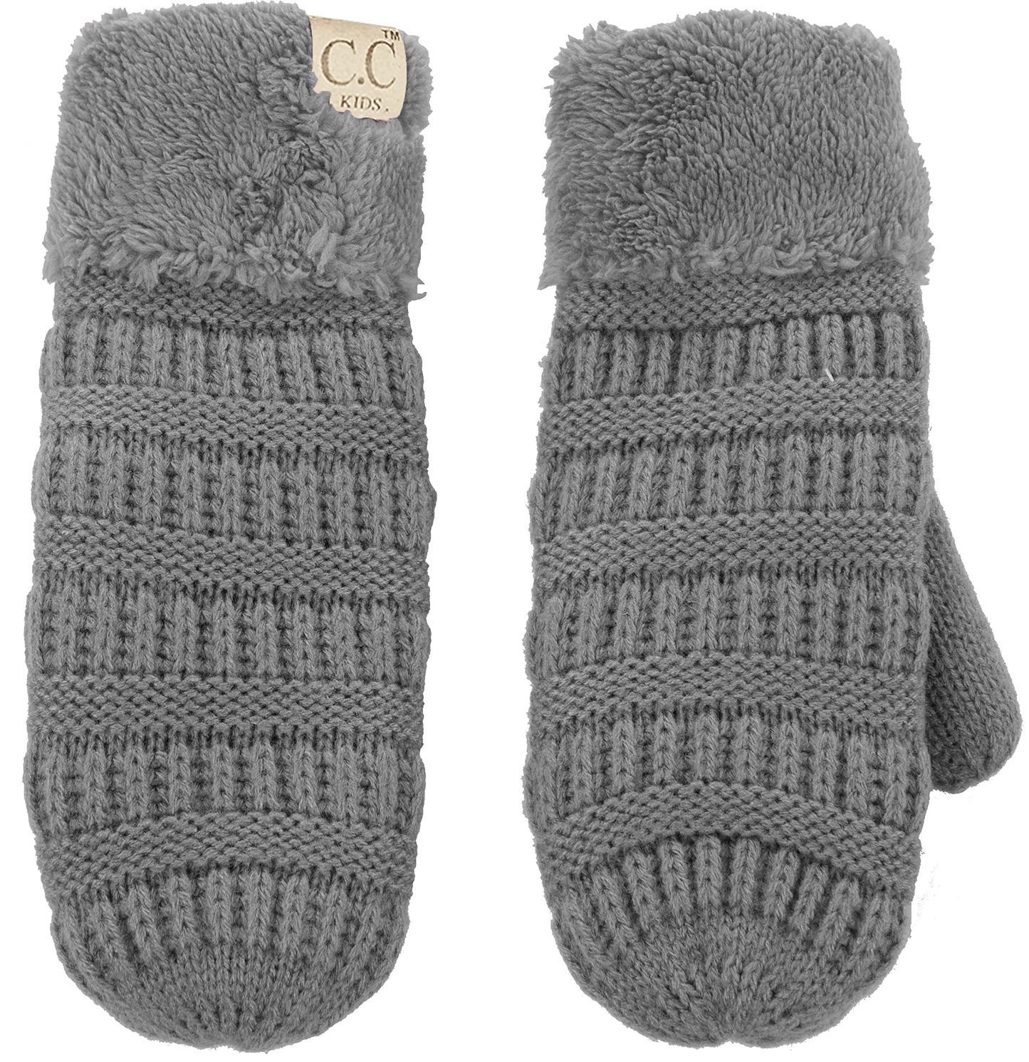 Kids Lined Mittens by Funky Junque