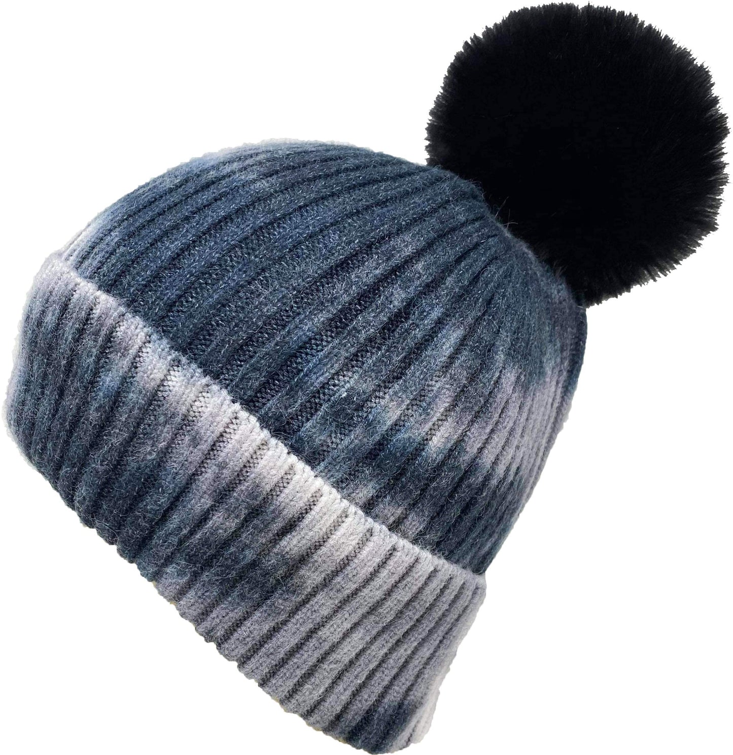 Tie Dye Pom Beanie by Funky Junque