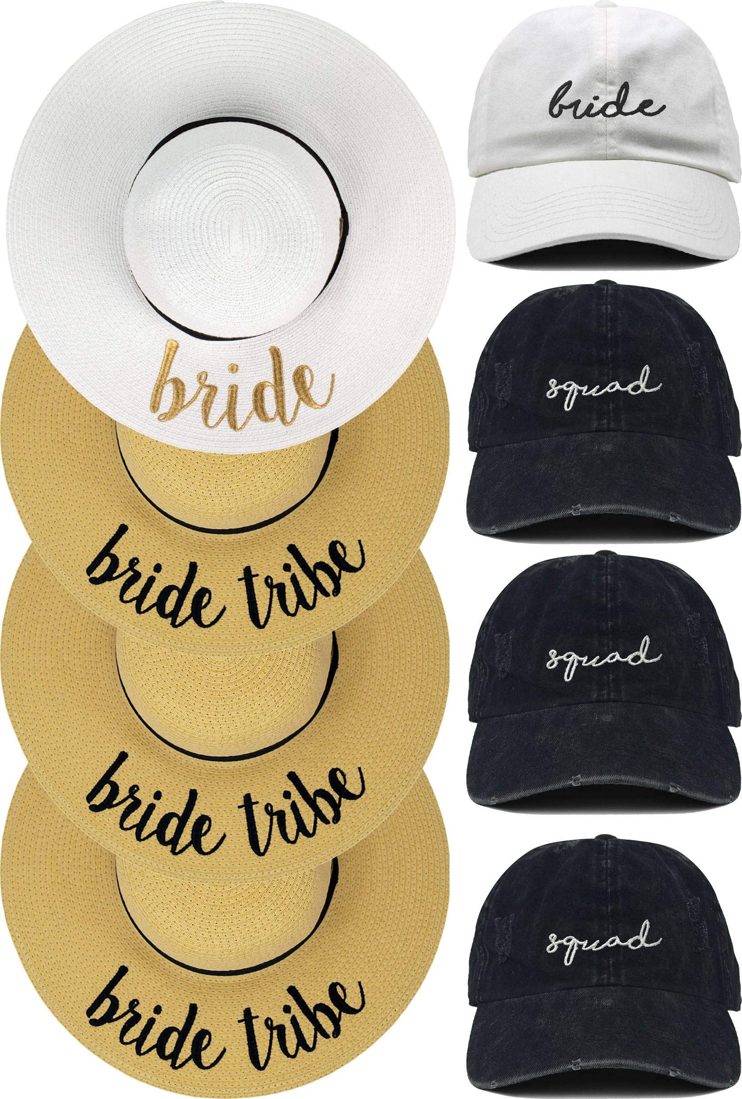 Funky Junque Women's Sun Hat & Dad Hat Bundle