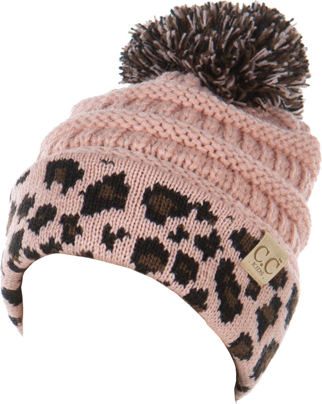 LEOPARD PRINT POM BEANIE – Johanis Modest Clothing